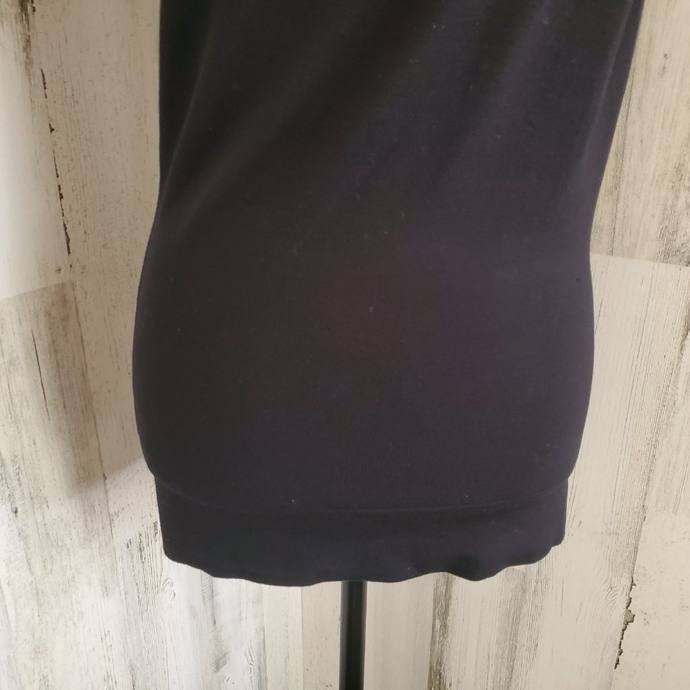 Cache Stretch Silk Toggle Shoulder Top Shirt - image 4